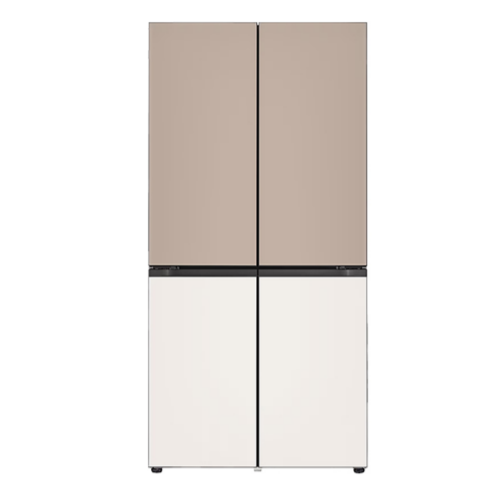 [LG] 디오스 오브제컬렉션 Fit&Max 냉장고 613L 클레이브라운/베이지